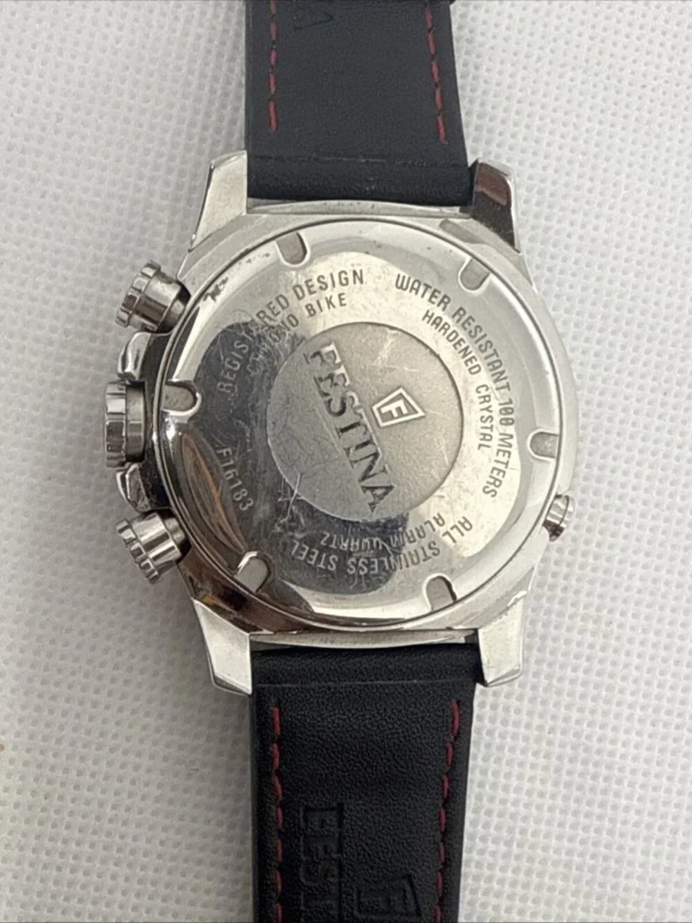 Festina Tour de France F16183 Men's 43mm SS Chrono Tachymeter Watch WR100M